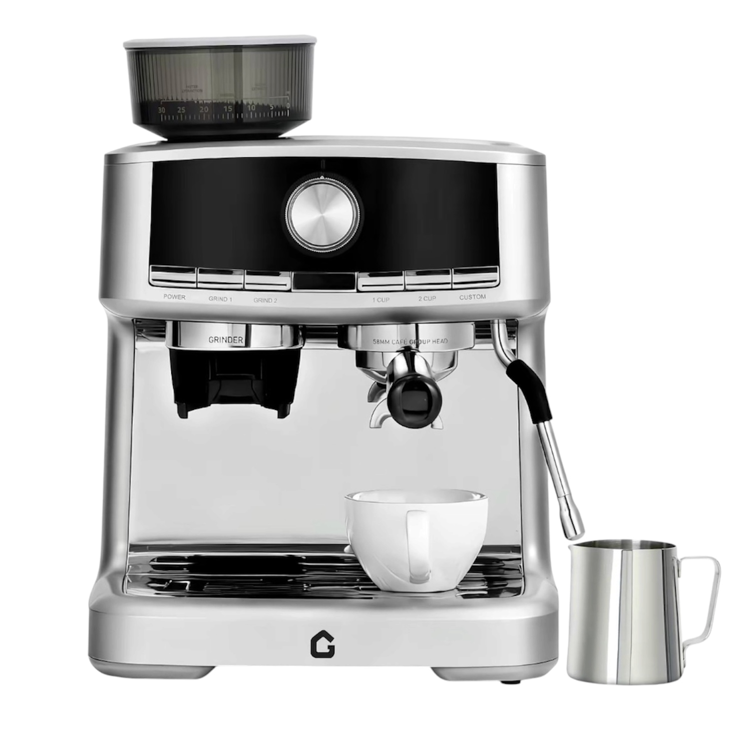 Premium Barista Espresso Machine with Built-In Grinder